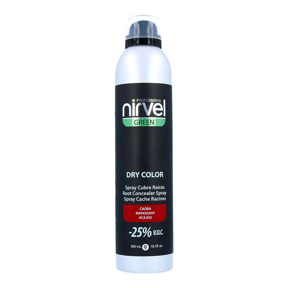 Cover Up Spray for Grey Hair Green Dry Color Nirvel Green Dry Mahogany (300 ml) Nirvel