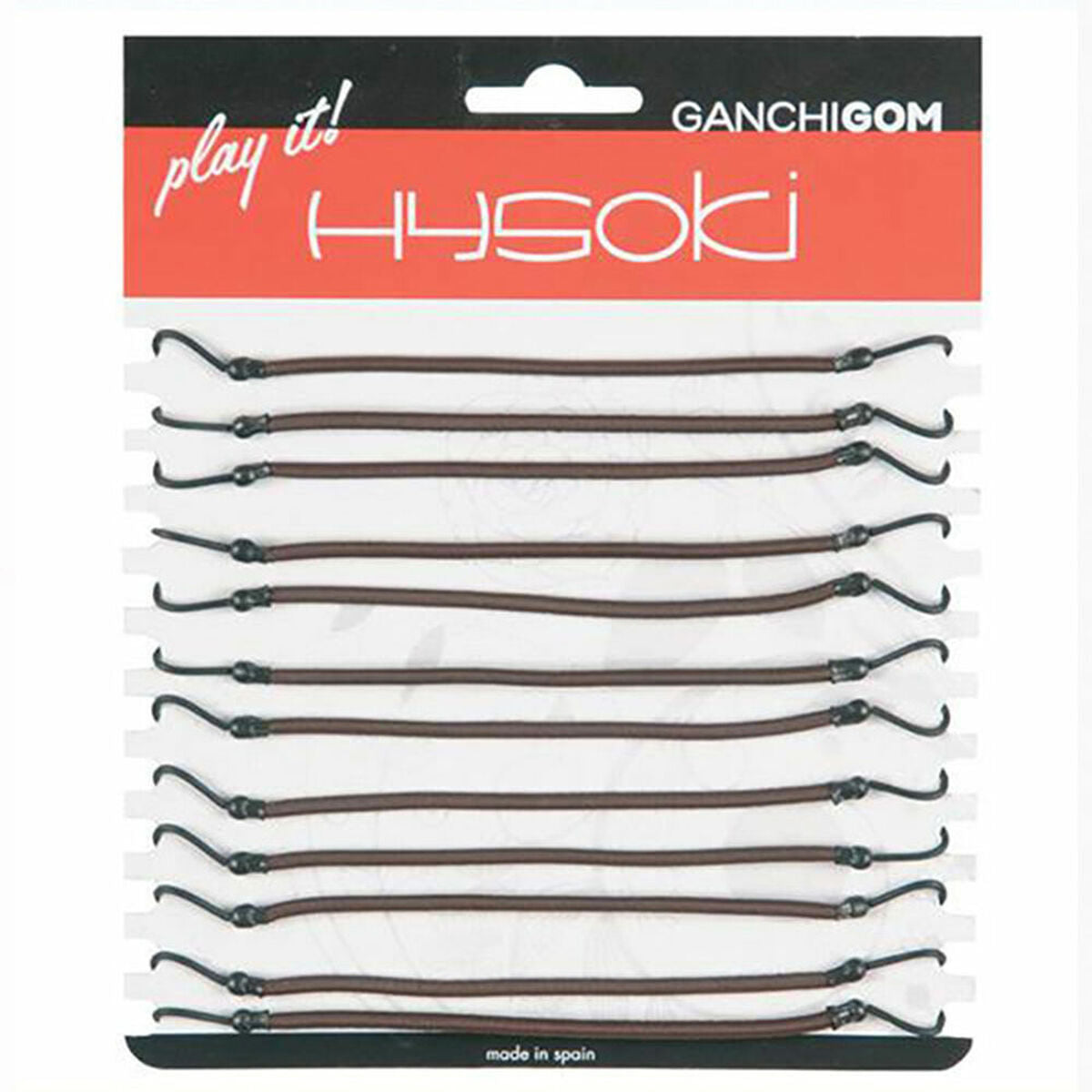 Rubber Hair Bands Hysoki Goma Con Brown Hook Hysoki