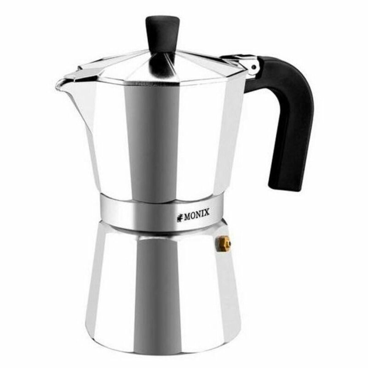 Italian Coffee Pot Monix Braisogona_M620001 Steel Aluminium 1 Cup Monix