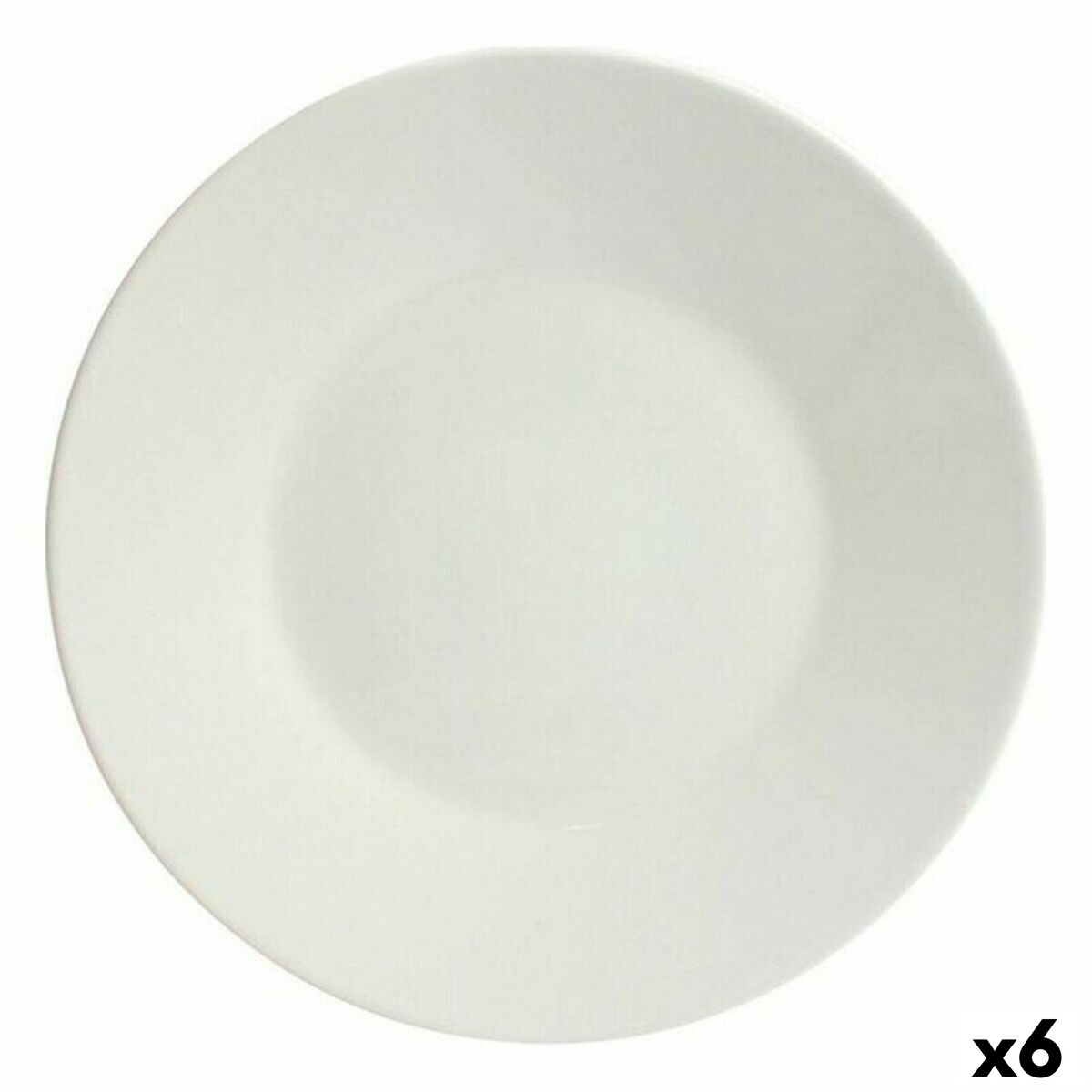 Flat Plate La Mediterránea Maitre 25 x 25 x 2,5 cm (6 Units) (ø 25 cm) La Mediterránea