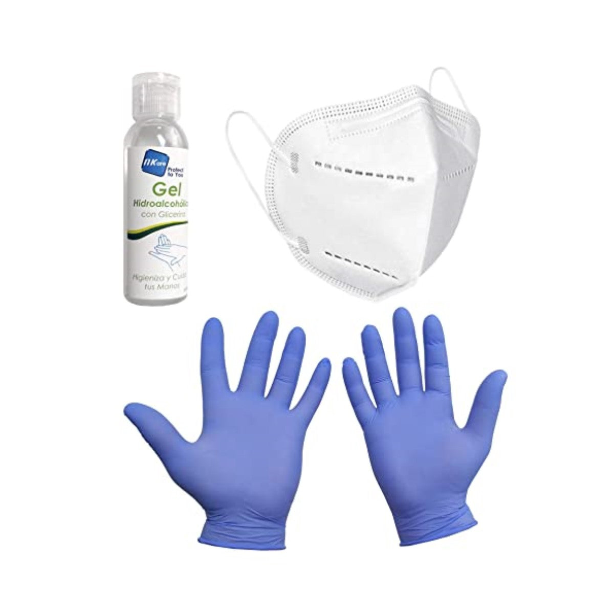 Hand Sanitiser KN95 Mask BigBuy Wellness