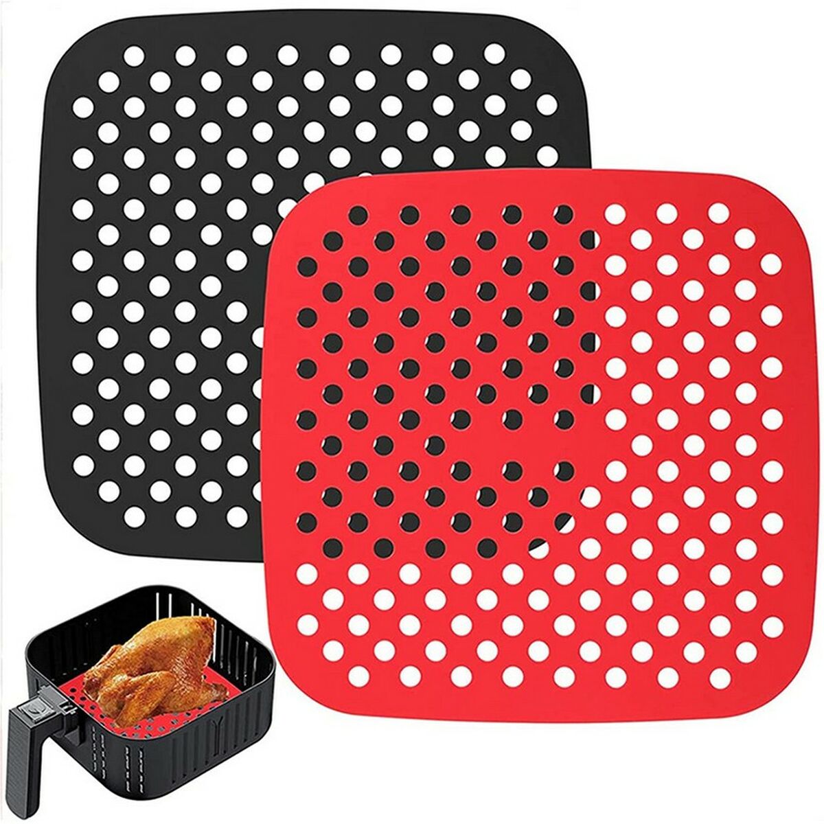 Air fryer paper NK NK-HOCO32006 Silicone 18,6 cm NK