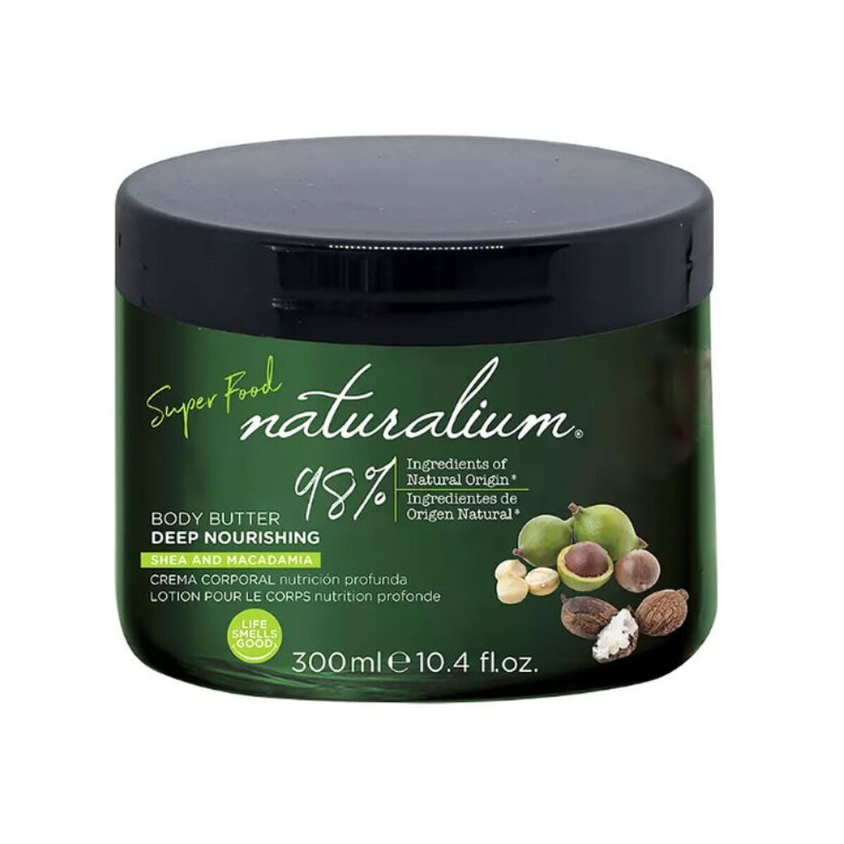 Moisturising Body Cream Naturalium Macadamia 300 ml Naturalium