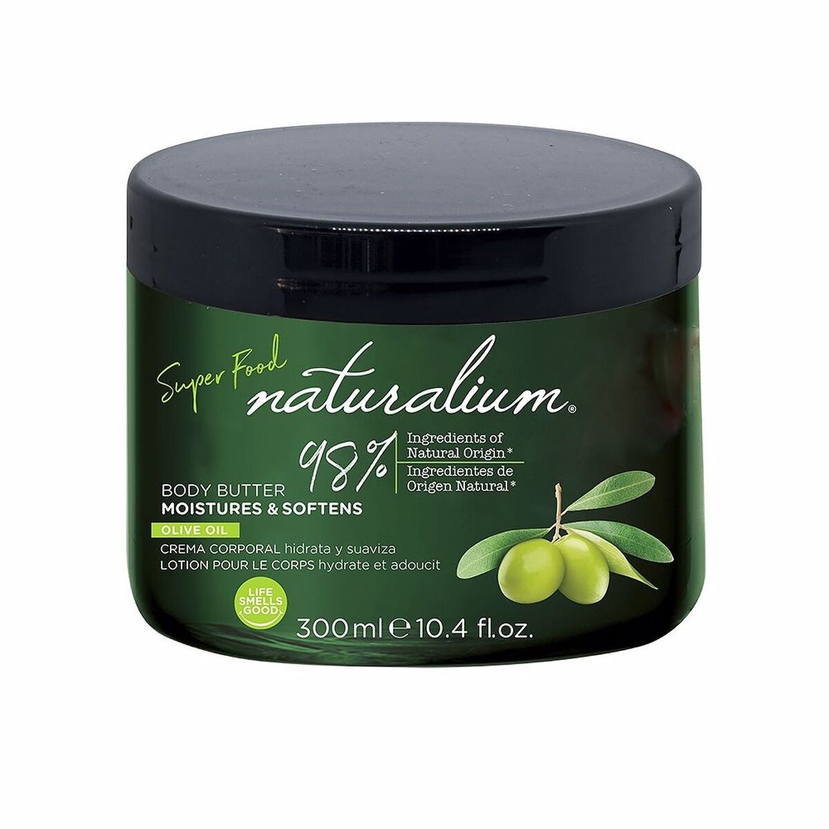 Moisturising Body Cream Naturalium Olive Oil 300 ml Naturalium