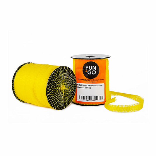 Tubular netting for packaging Fun&Go Universal-100 Yellow 25 m Fun and Go