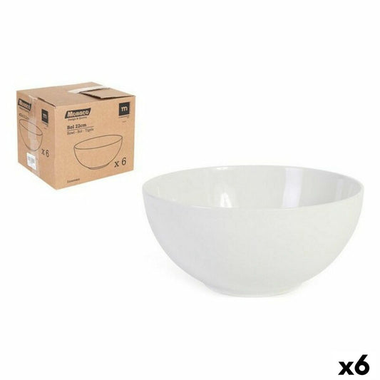 Salad Bowl La Mediterránea Monaco (6 Units) (ø 22 cm) La Mediterránea