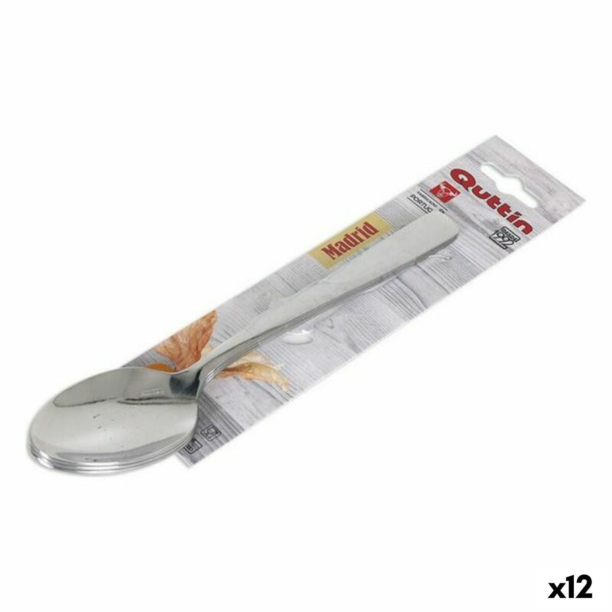 Set of Spoons Quttin Madrid (3 pcs) 3 Pieces (12 Units) Quttin