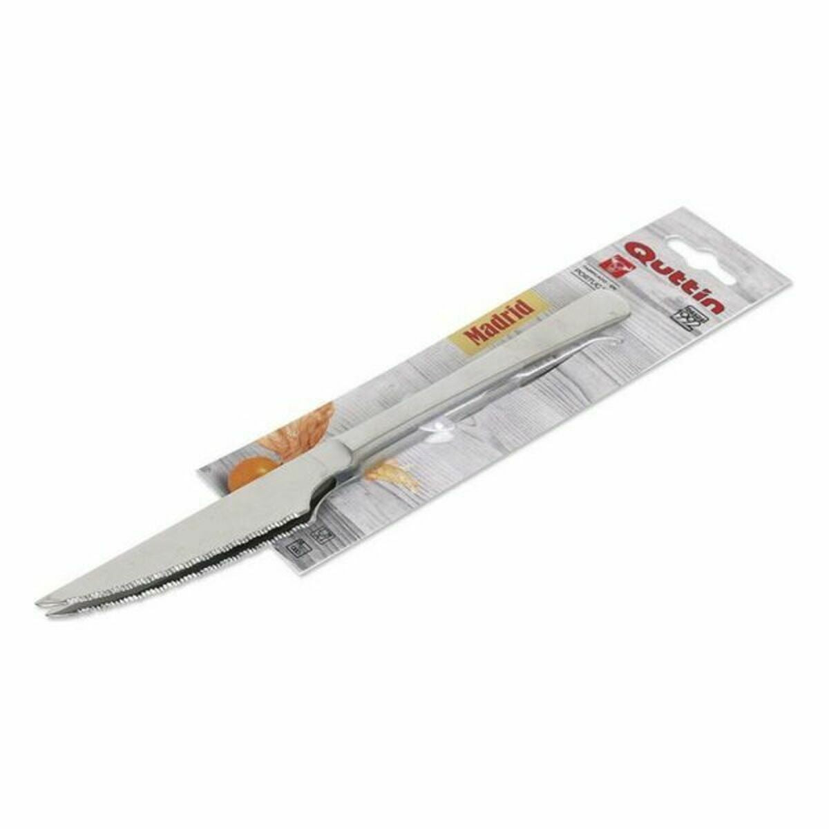 Meat Knife Set Madrid Quttin Madrid (21 cm) 21 x 2 cm 2 Pieces (2 Units) Quttin