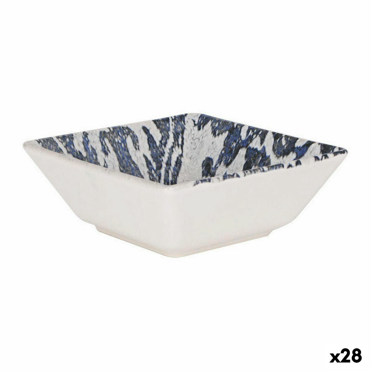 Bowl La Mediterránea Horus Porcelain White 13 x 13 x 5 cm (28 Units) La Mediterránea