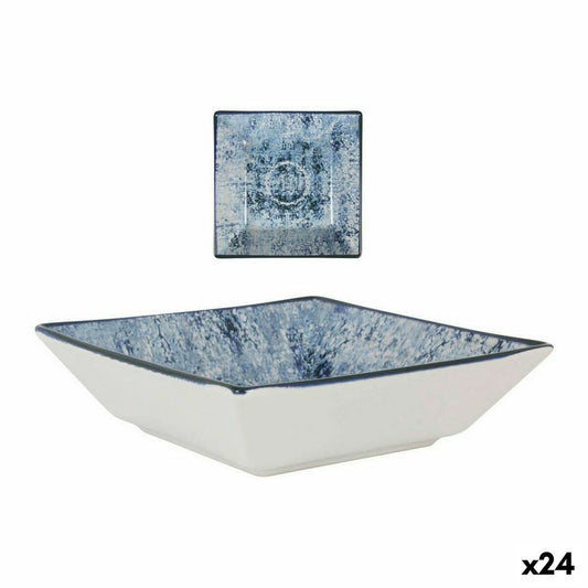 Bowl La Mediterránea Electra Porcelain 18 x 18 x 5 cm (24 Units) La Mediterránea