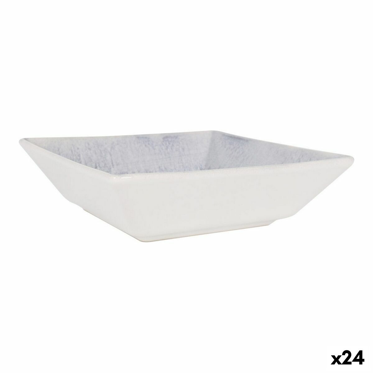 Bowl La Mediterránea Adhara Porcelain 18 x 18 x 5 cm (24 Units) La Mediterránea