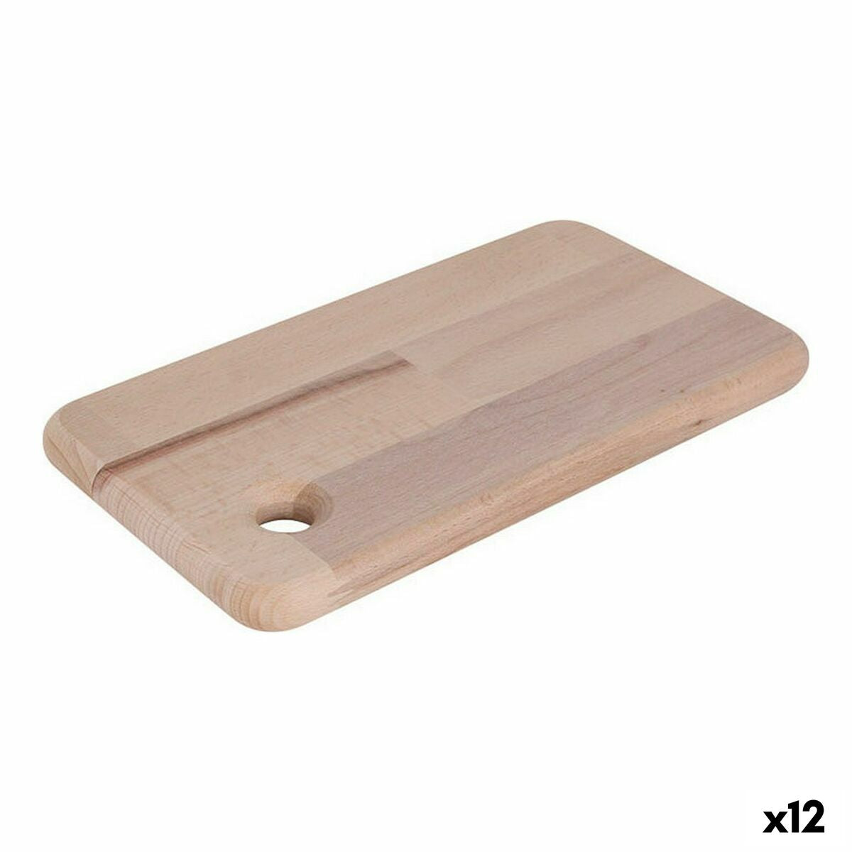 Cutting board Quttin Quttin Brown Wood 27 x 15 cm (12 Units) Quttin