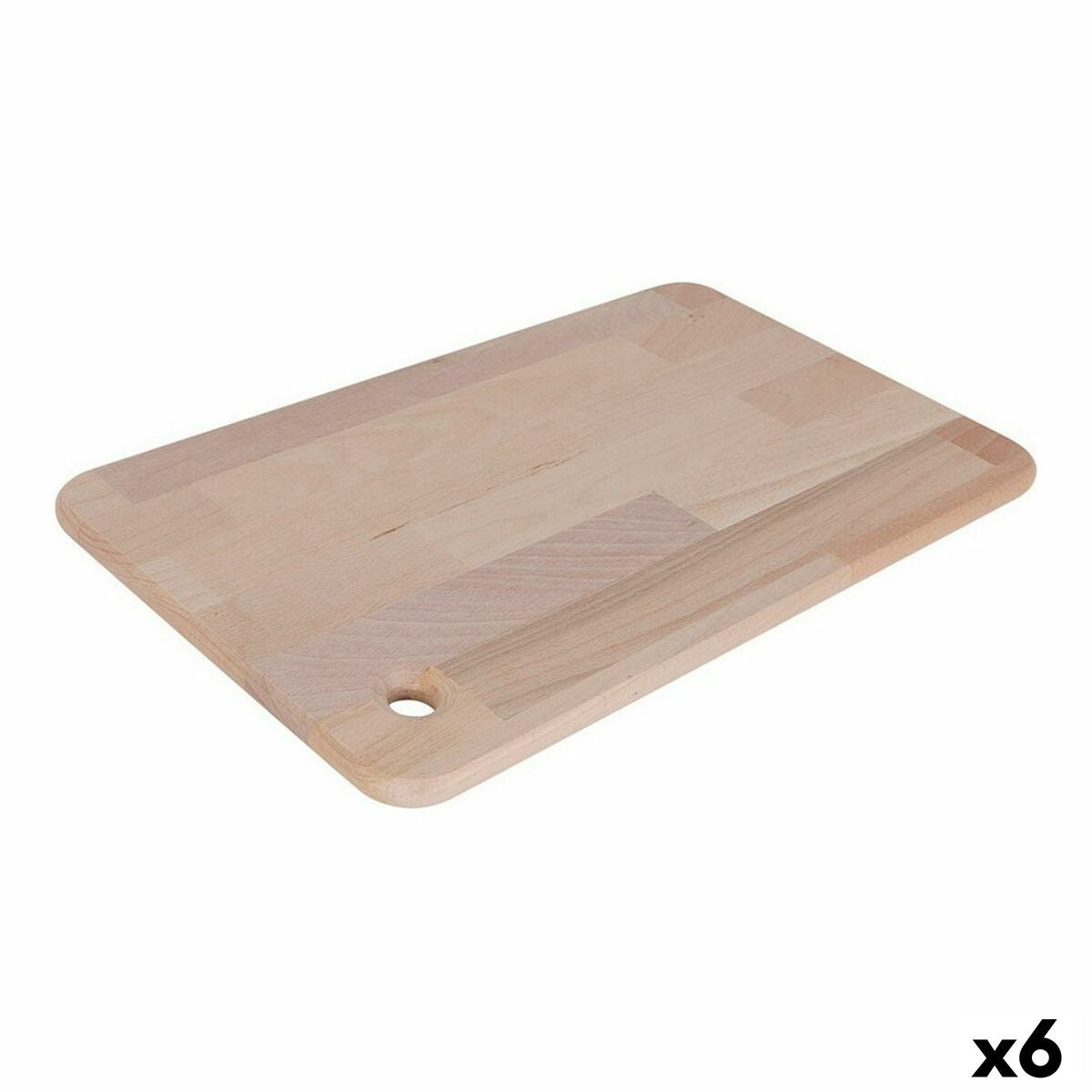 Cutting board Quttin Quttin Brown Wood 45 x 27 cm (6 Units) Quttin