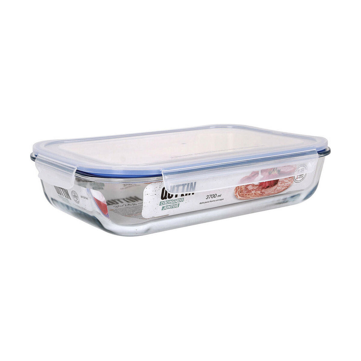 Lunch box Quttin Rectangular 36 x 24,8 x 8,1 cm 3,7 L Quttin