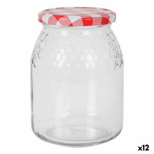 Jar Mediterraneo Honey Glass (12 Units) Mediterraneo