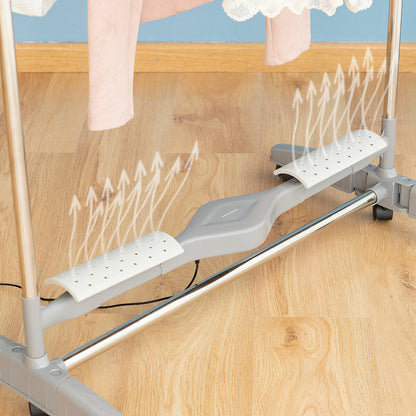 Foldable Electric Drying Rack with Natural Airflow Dryllon InnovaGoods 12 Bars 24 W (Refurbished B)