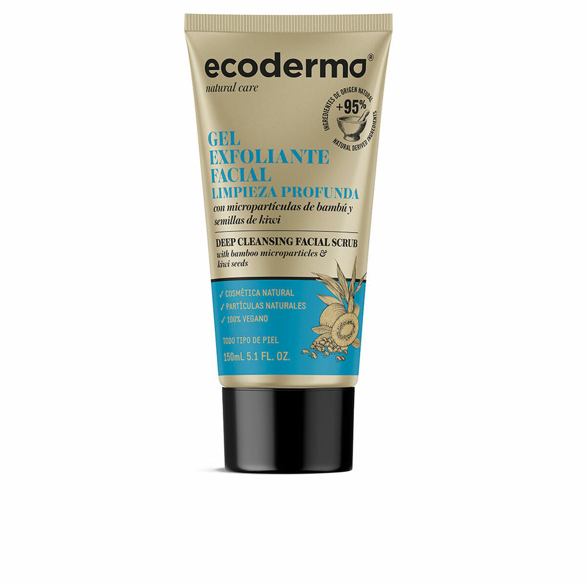 Peeling-Gesichtsgel Ecoderma Tiefenreinigung 150 ml