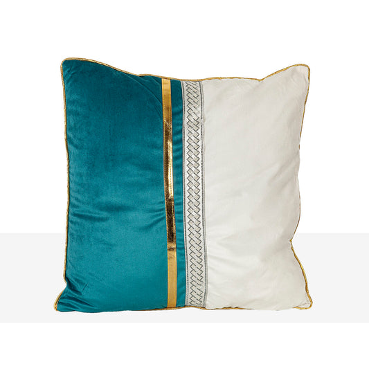 Cushion Romimex Blue White 5 x 45 x 45 cm