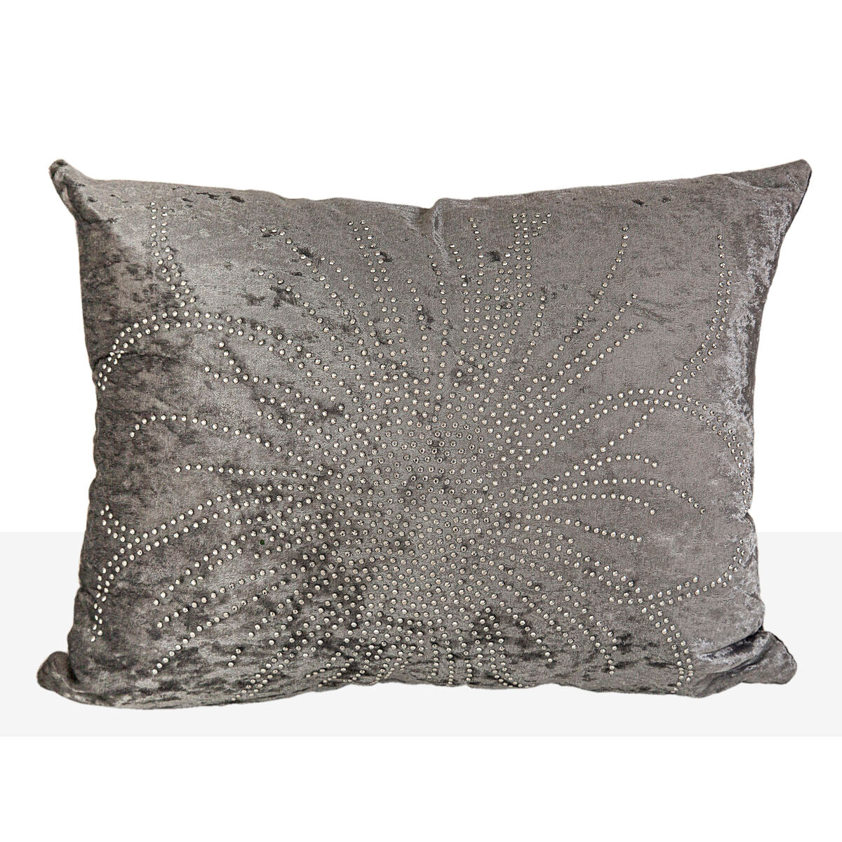 Cushion Romimex Silver 30 x 40 x 10 cm Romimex