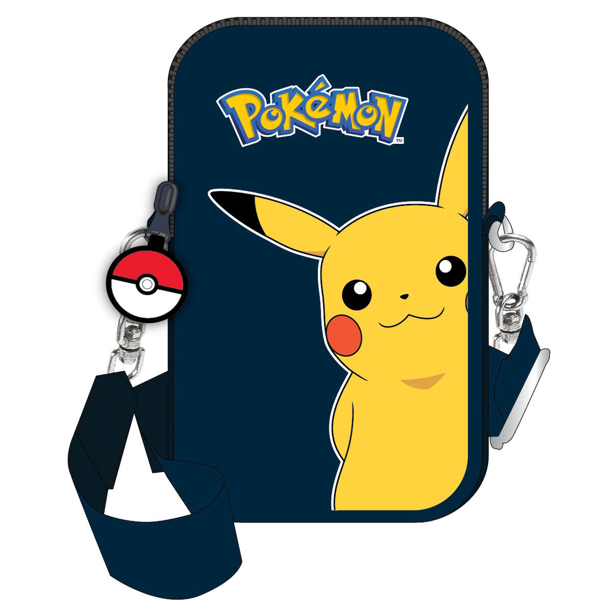 Mobile Bag Pokémon Pokeball Blue Black 11 x 18 x 2 cm Pokémon