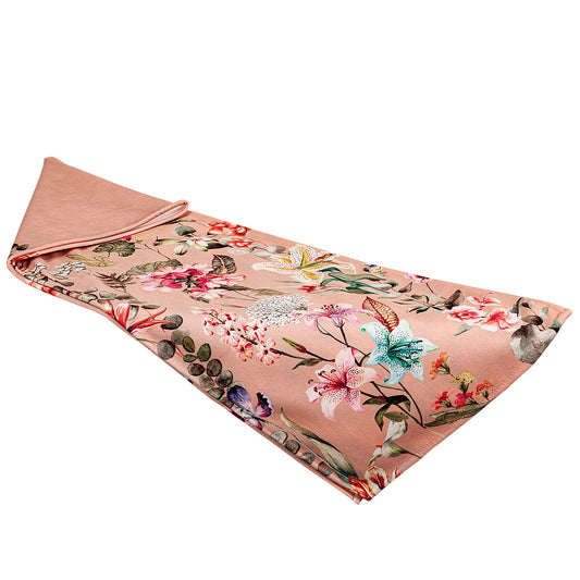 Table Runner Romimex Pink 180 x 30 x 1 cm Romimex