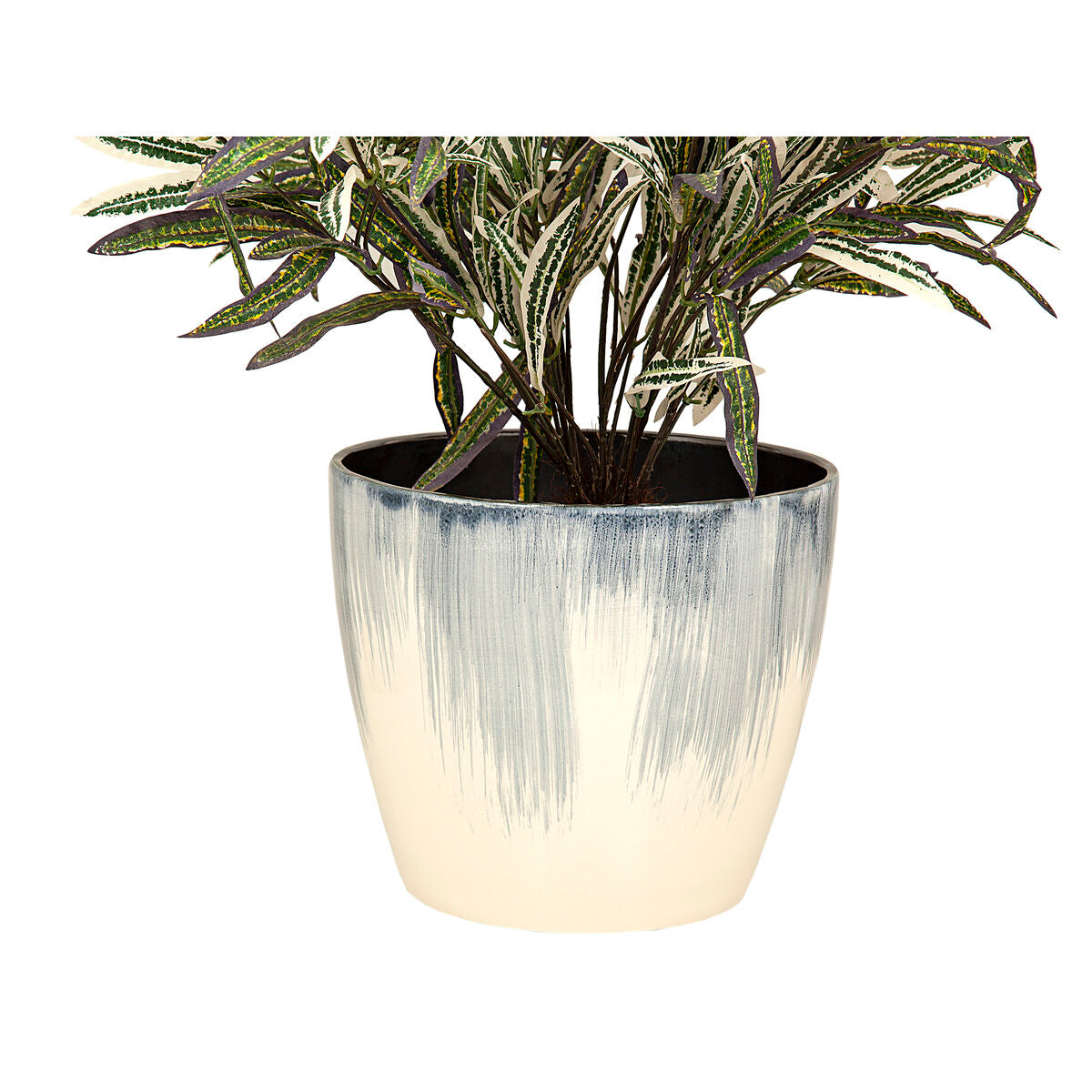 Planter Romimex Blue White Ceramic 27 x 23 x 27 cm Romimex