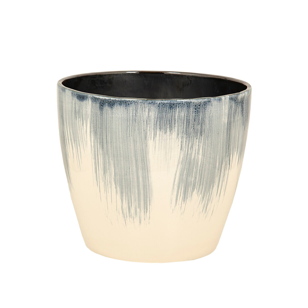 Planter Romimex Blue White Ceramic 27 x 23 x 27 cm Romimex