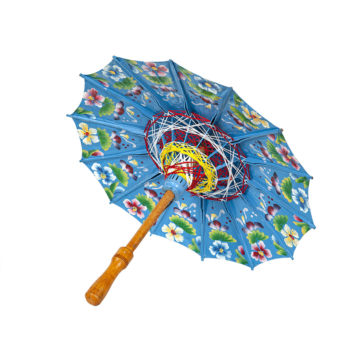 Decorative umbrella Romimex Java Blue 50 x 65 x 50 cm Romimex