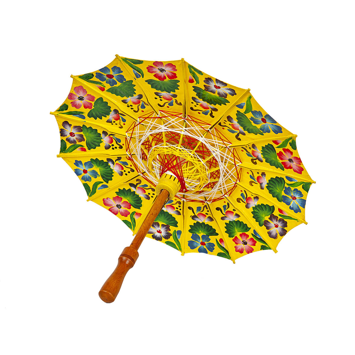 Decorative umbrella Romimex Java Yellow 50 x 65 x 50 cm Romimex