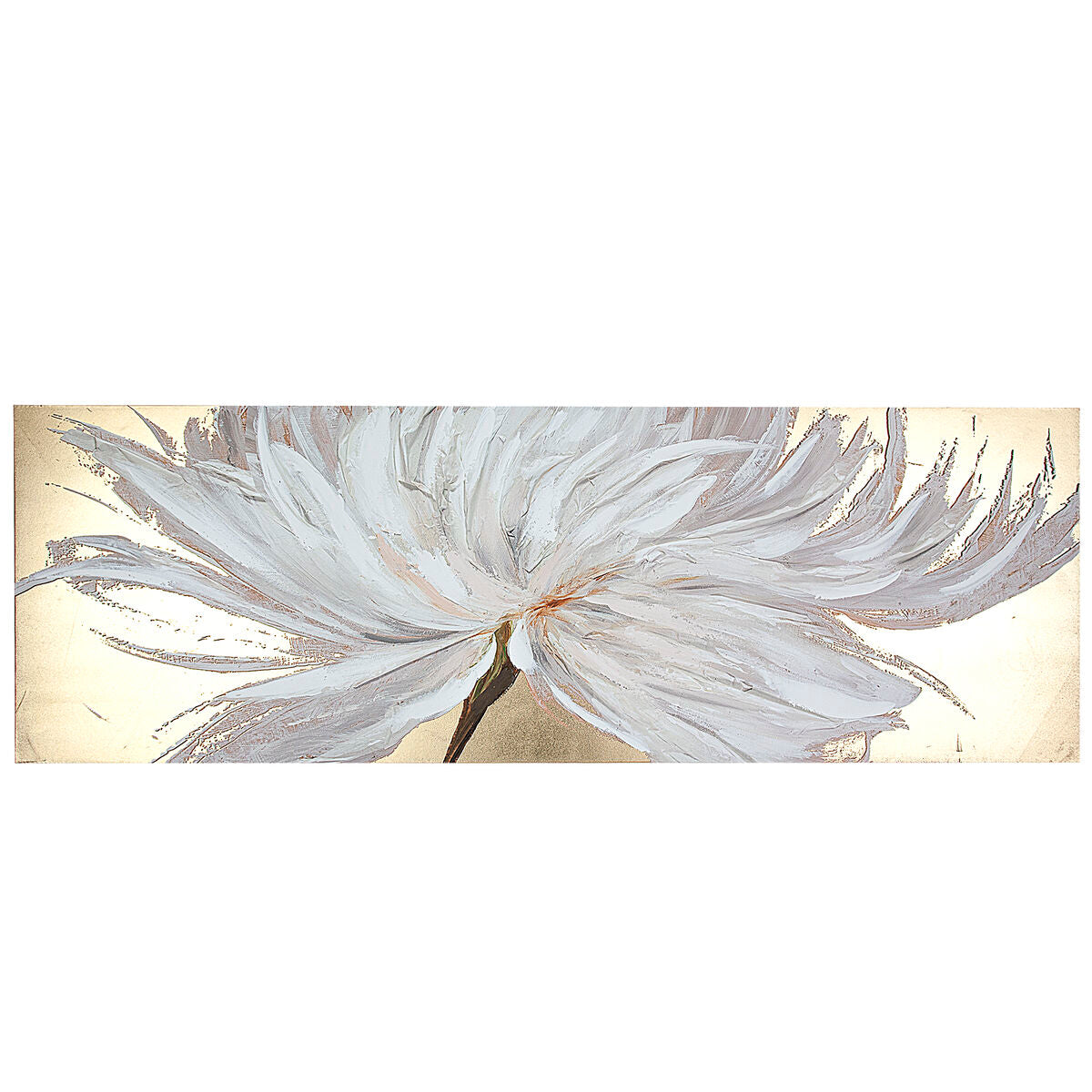 Oil Painting Romimex Canvas Flowers 150 x 50 x 4 cm Romimex