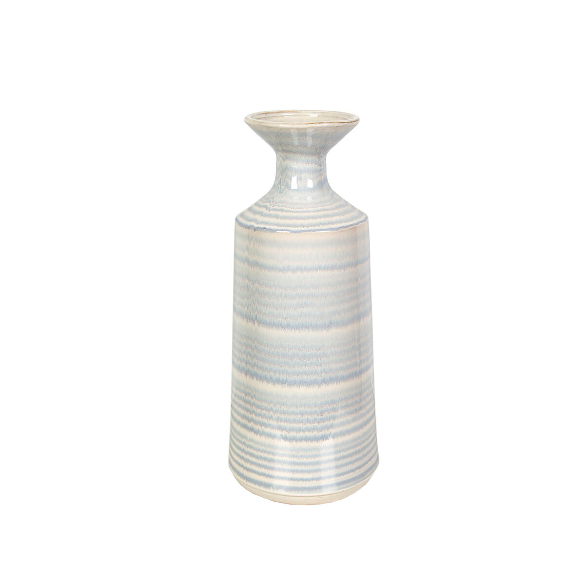 Vase Romimex Blue White Ceramic 21 x 50 x 21 cm Romimex