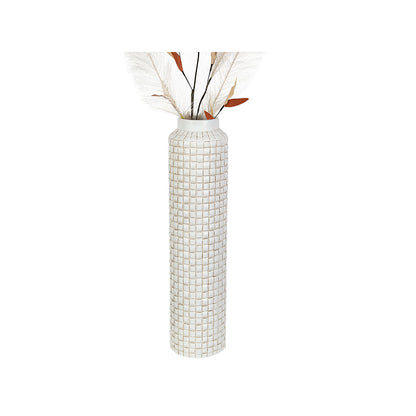 Vase Romimex Beige Resin 16 x 64 x 16 cm Romimex