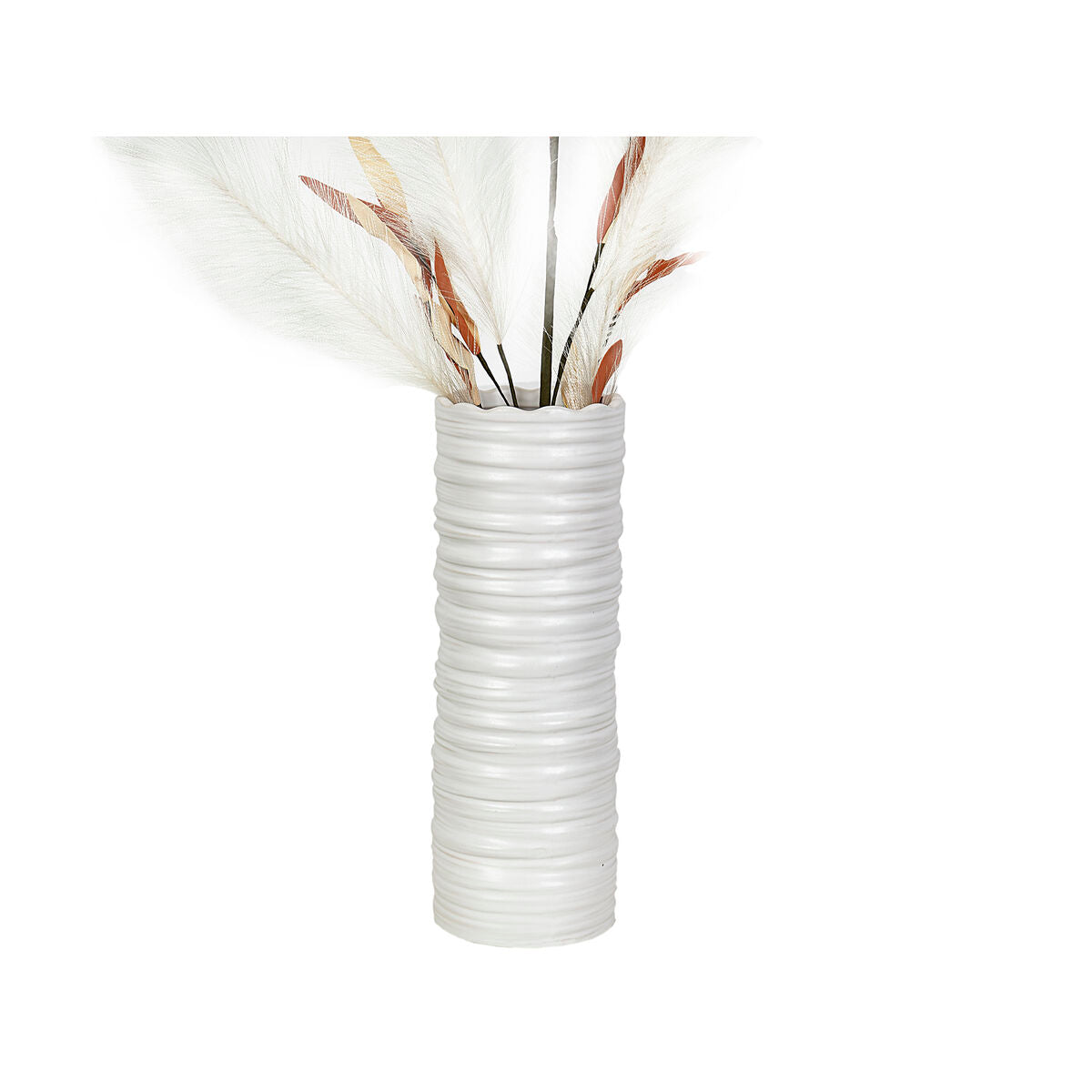 Vase Romimex White Ceramic 13 x 40 x 13 cm Romimex