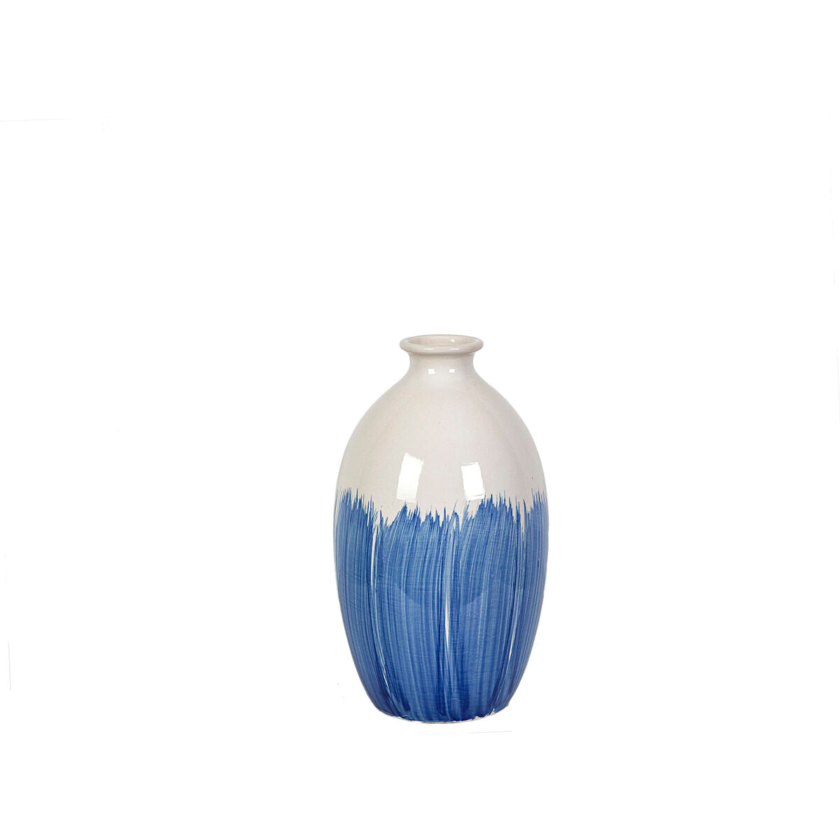 Vase Romimex Blue White Ceramic 18 x 31 x 18 cm Romimex