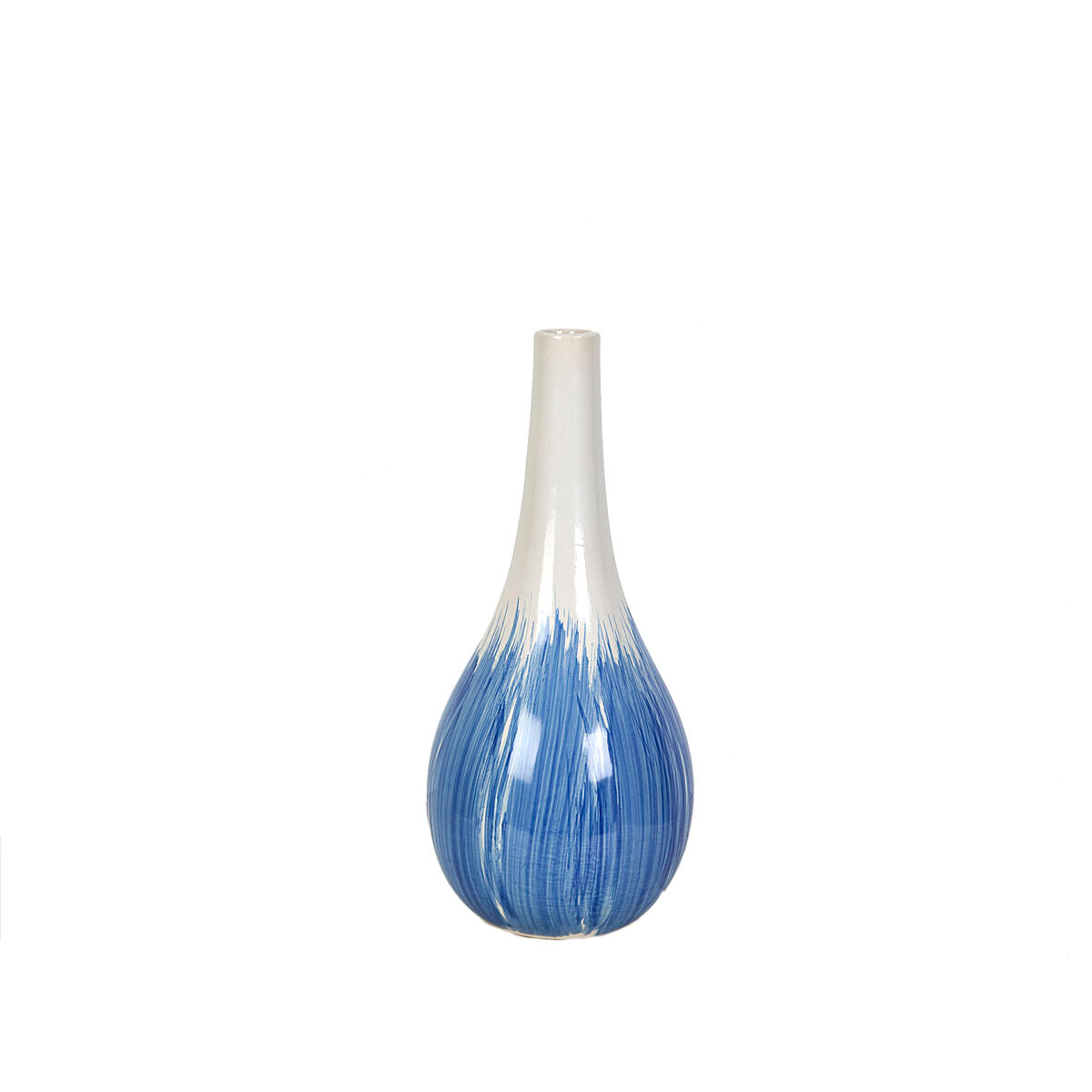 Vase Romimex Blue White Ceramic 18 x 40 x 18 cm Romimex