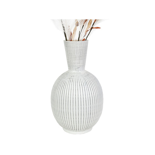 Vase Romimex Beige Ceramic Spherical 24 x 45 x 24 cm Romimex