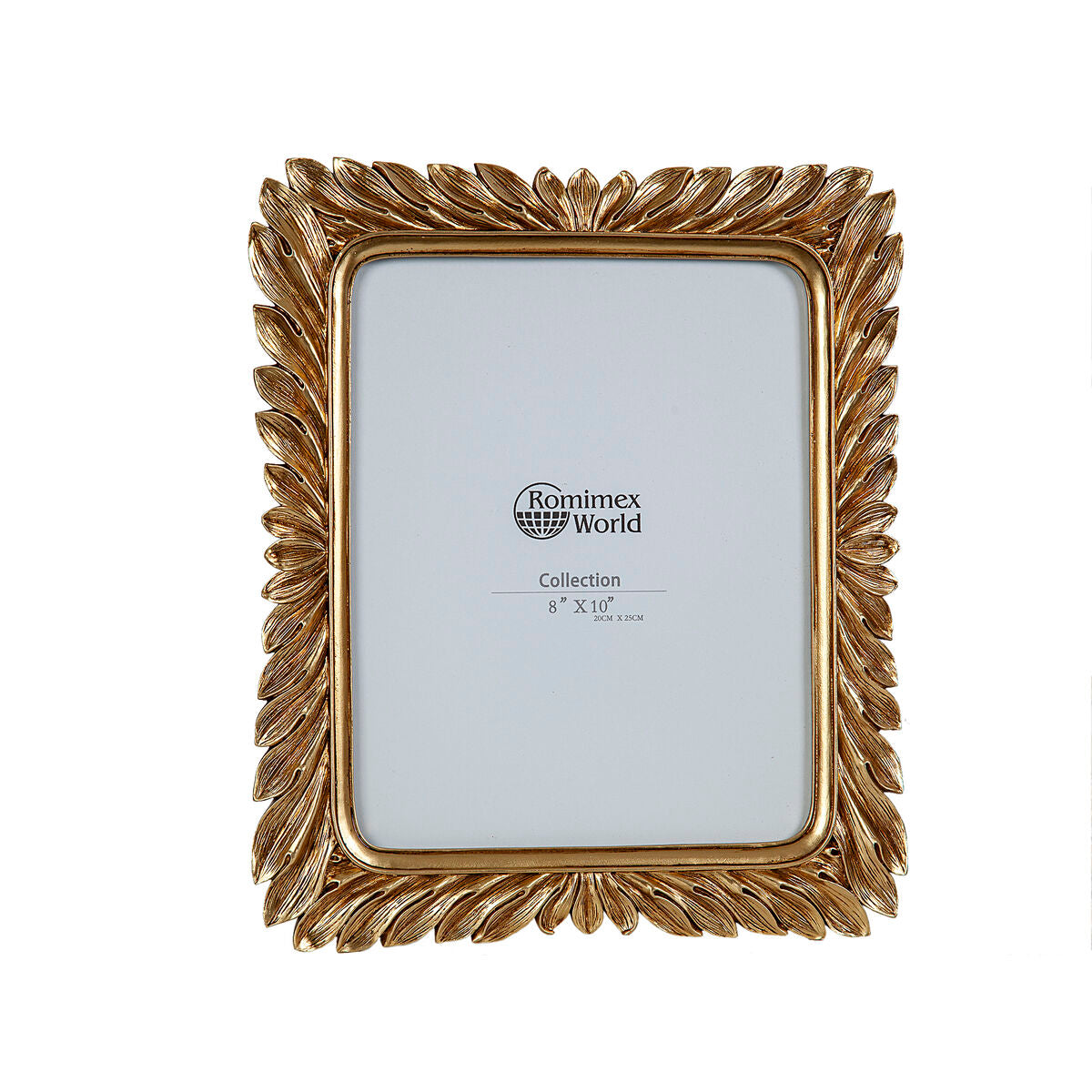 Photo frame Romimex Golden Resin 28 x 33 x 2 cm Romimex