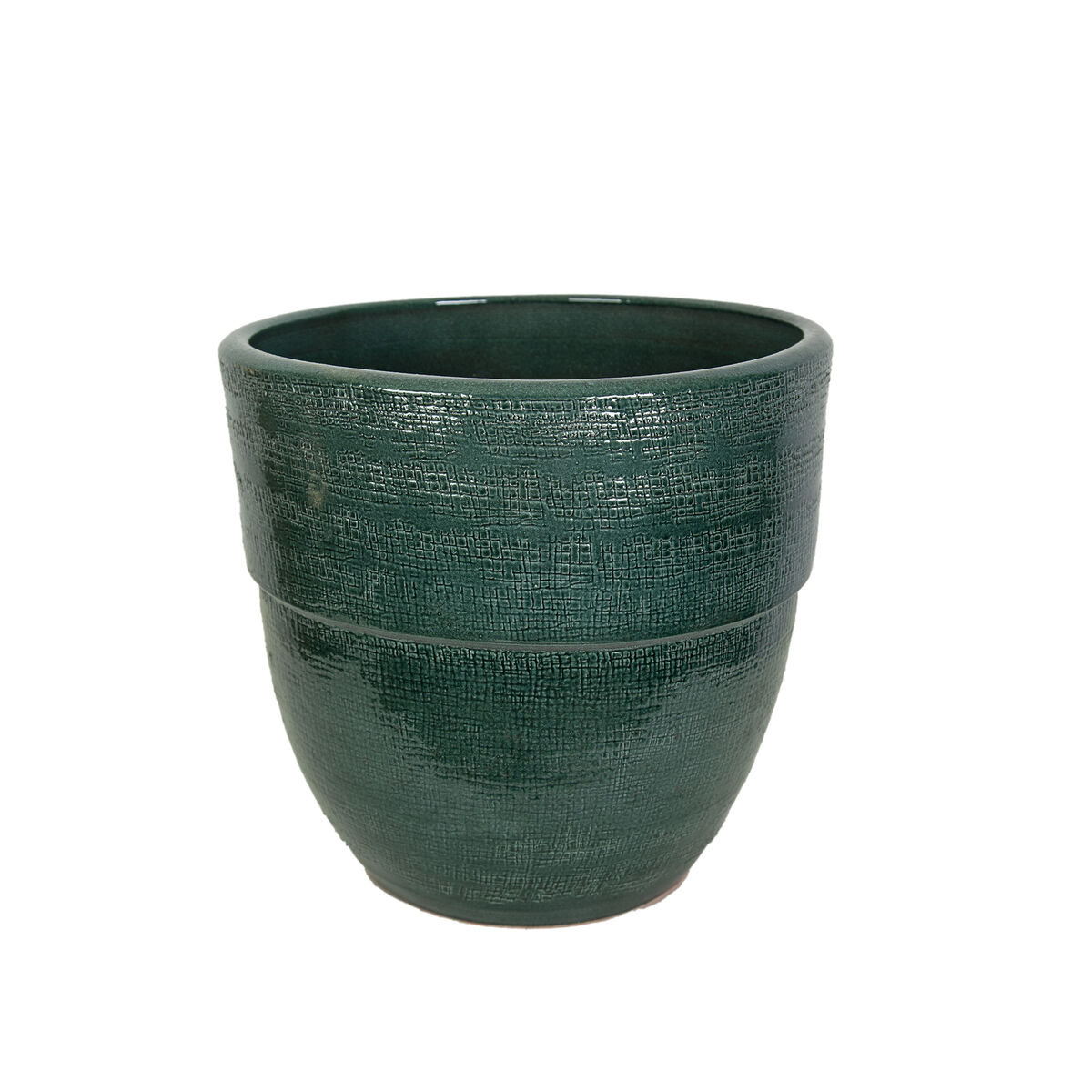 Planter Romimex Green Ceramic 28 x 28 x 28 cm Romimex