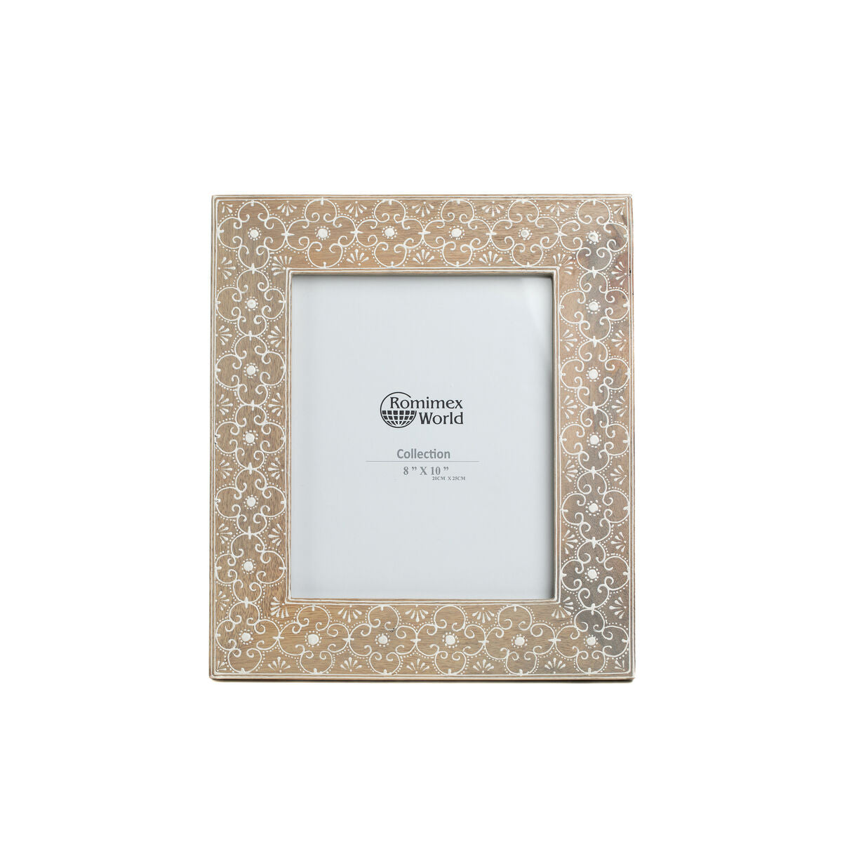 Photo frame Romimex Brown Mango wood 20 x 25 x 2 cm Romimex