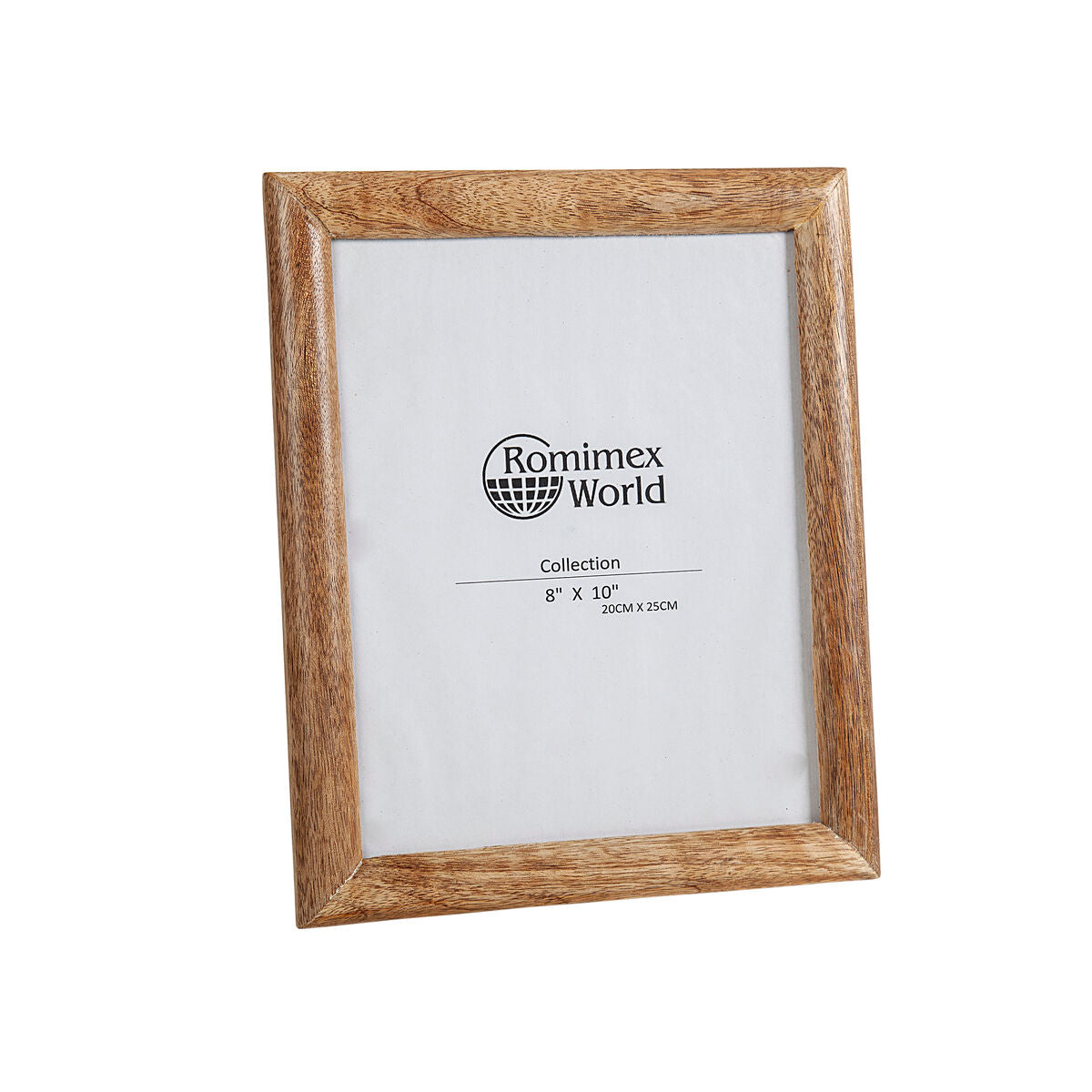 Photo frame Romimex Brown Wood 19 x 1 x 14 cm Romimex