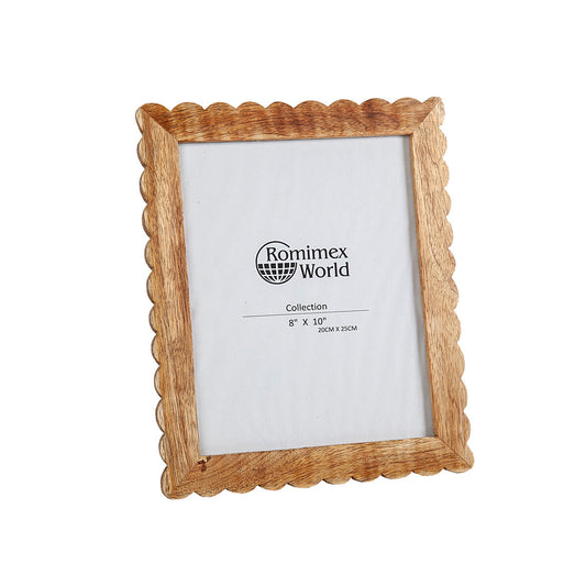 Photo frame Romimex Brown Wood 20 x 1 x 15 cm Romimex