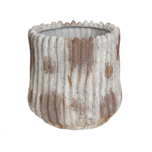 Planter Romimex Brown Ceramic 30 x 30 x 31 cm Romimex