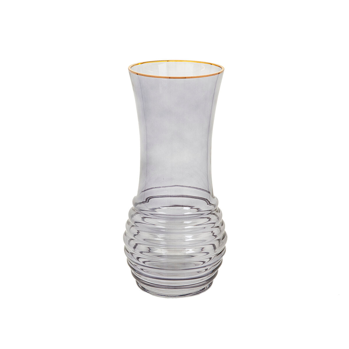 Vase Romimex Grey Glass 15 x 30 x 15 cm Romimex