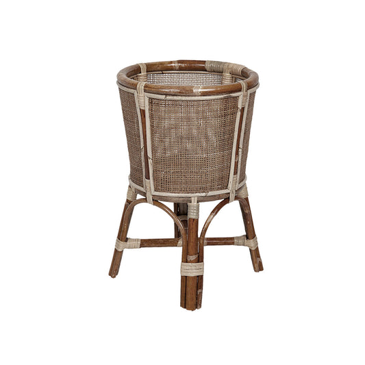 Planter Romimex Natural Rattan 38 x 65 x 38 cm Legs Romimex