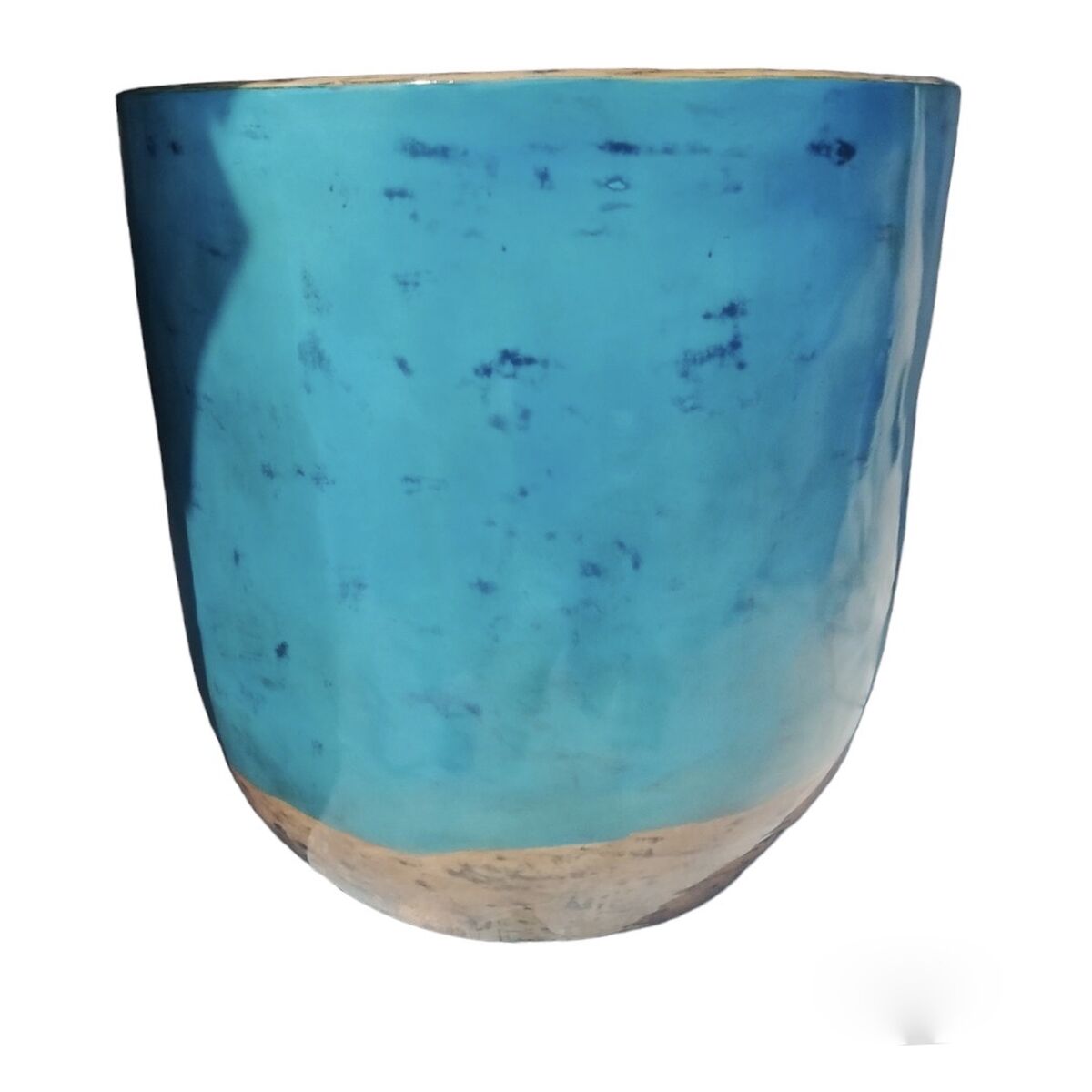 Planter Romimex Blue Cement Fibre 80 x 80 x 80 cm Romimex