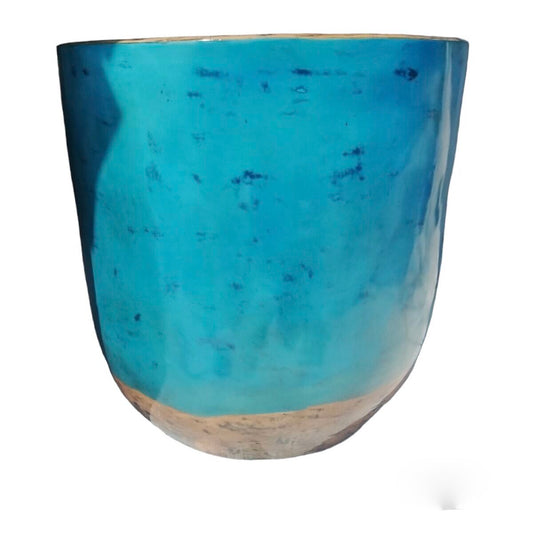 Planter Romimex Blue Cement Fibre 80 x 80 x 80 cm Romimex