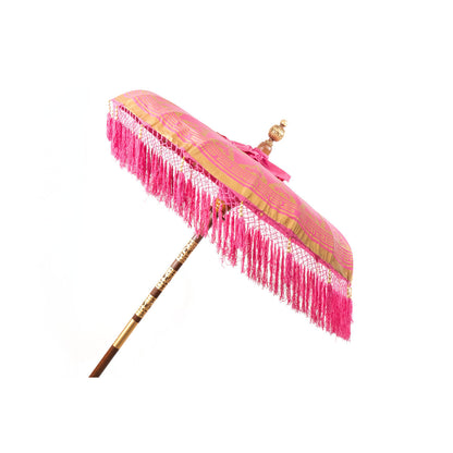 Decorative umbrella Romimex Bali Fuchsia 150 x 200 x 150 cm Romimex