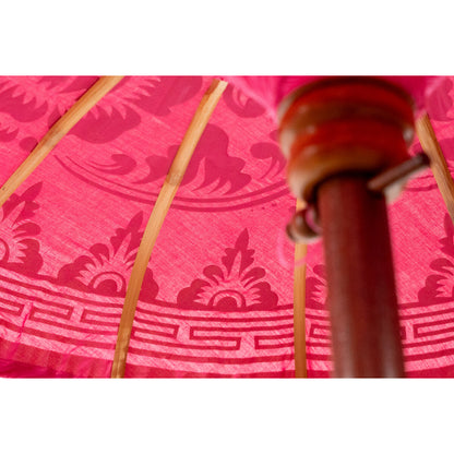 Decorative umbrella Romimex Bali Fuchsia 150 x 200 x 150 cm Romimex