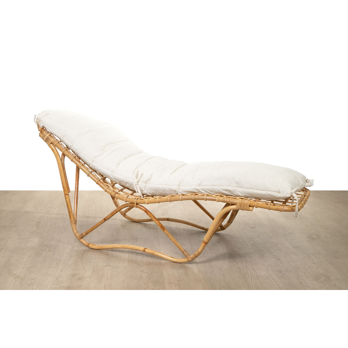 Sun-lounger Romimex Natural 170 x 70 x 65 cm Romimex