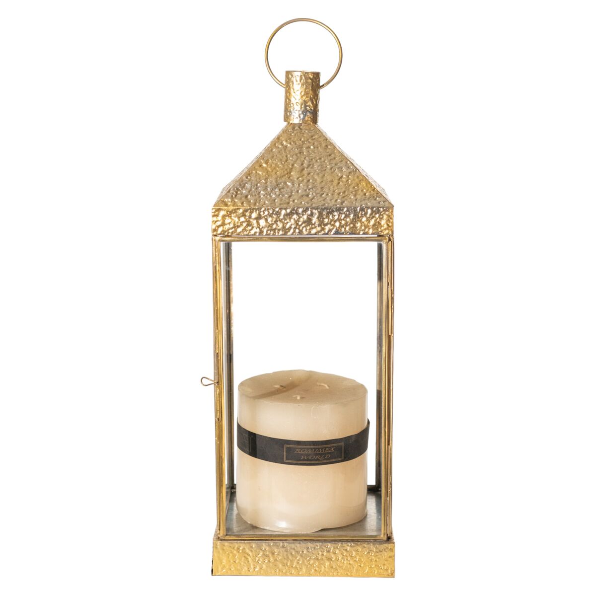 Lantern Romimex Antique Brown Metal 20 x 55 x 20 cm Romimex